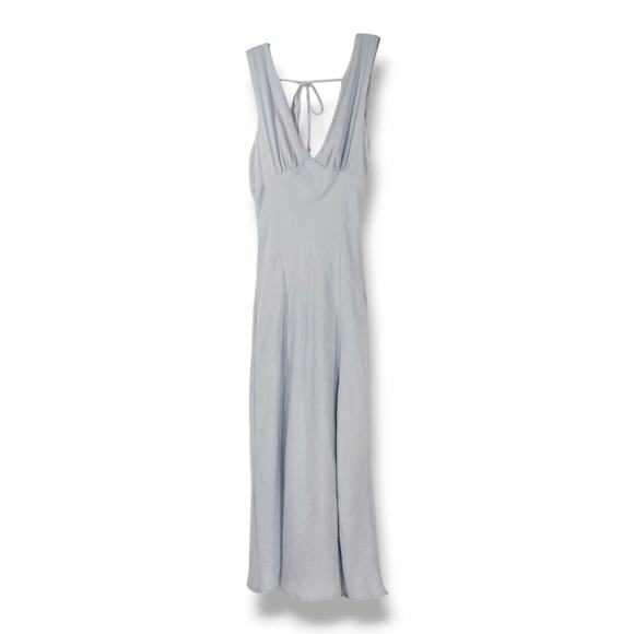 Le Lis Midi Dress Baby Blue M Elegant Old Money Quiet Luxury Summer Wedding - Picture 1 of 8